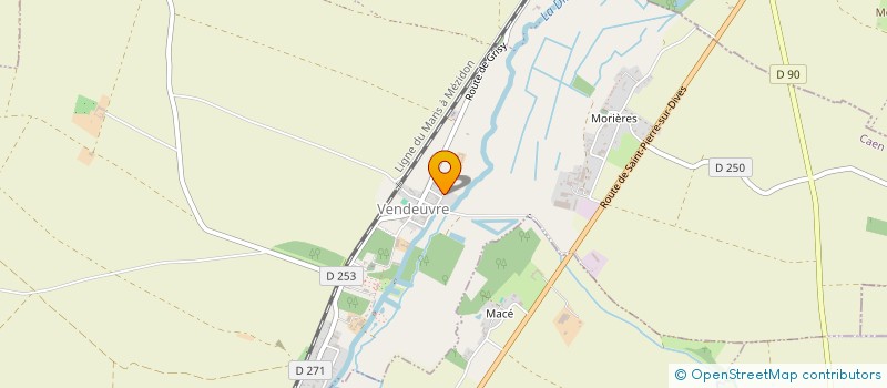 localisation de l'entreprise MONSIEUR DAVY THOME  VENDEUVRE