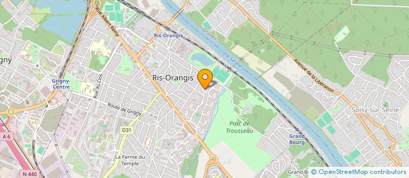 localisation de l'entreprise MONSIEUR DAVY TOLASSY à RIS-ORANGIS