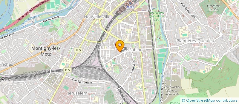 localisation de l'entreprise MONSIEUR DAVY VEYSSIERE  METZ