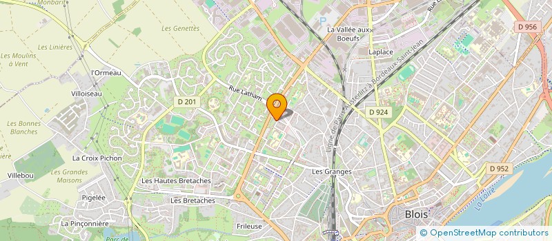 localisation de l'entreprise MONSIEUR DAVYD BARKHUDAROV  BLOIS