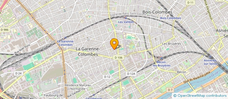 localisation de l'entreprise MONSIEUR DAWDA SARANO à LA GARENNE-COLOMBES