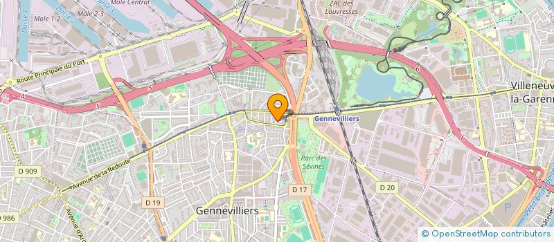 localisation de l'entreprise MONSIEUR DAWID CZERNECKI à GENNEVILLIERS