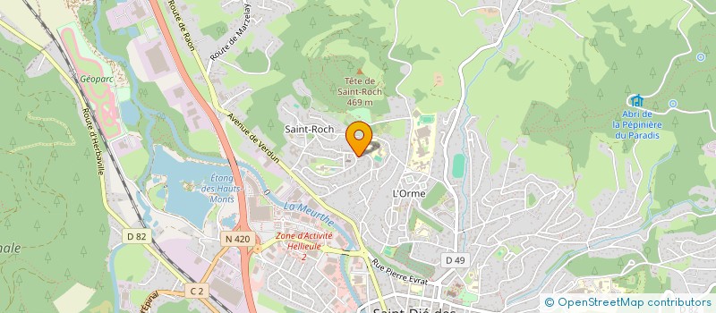 localisation de l'entreprise MONSIEUR DAWID GALUSZKA  SAINT-DIE-DES-VOSGES