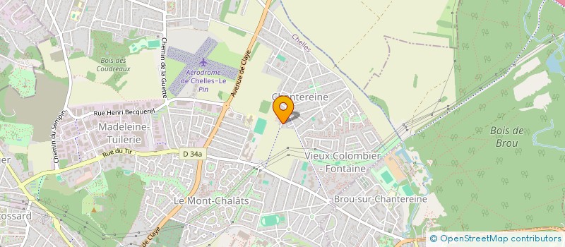 localisation de l'entreprise MONSIEUR DAWID GOLAS  CHELLES