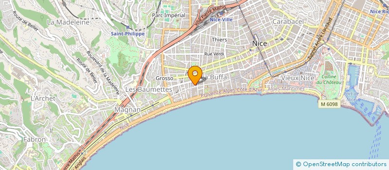 localisation de l'entreprise MONSIEUR DAWID NIZOR à NICE