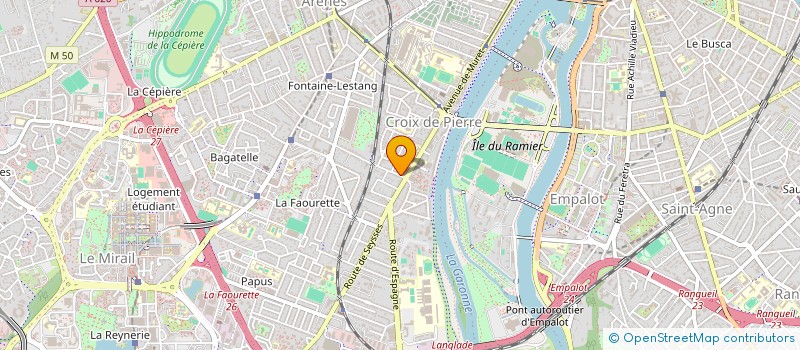 localisation de l'entreprise MONSIEUR DAWID REZNER  TOULOUSE