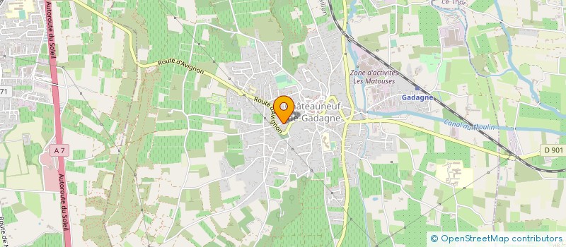 localisation de l'entreprise MONSIEUR DAWID RZEPKOWSKI  CHATEAURENARD