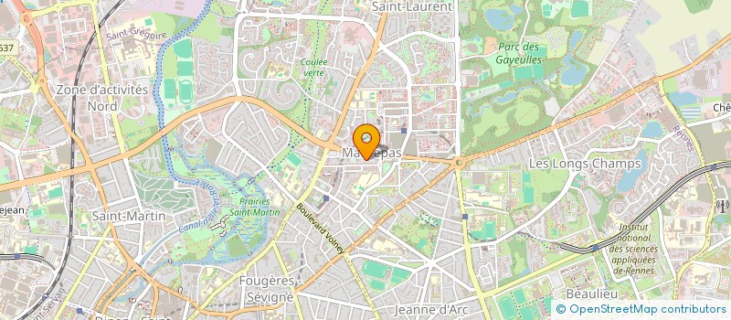 localisation de l'entreprise MONSIEUR DAWIT GEBREANENYA TALA  RENNES