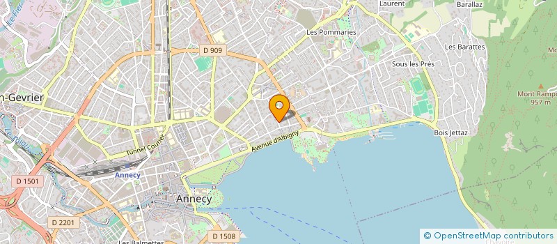 localisation de l'entreprise MONSIEUR DAWIT KIDANE HABTU  ANNECY