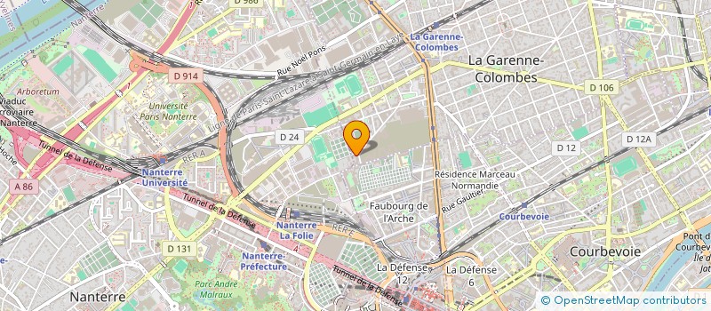 localisation de l'entreprise MONSIEUR DAWOOD MAHMAD KHAROTI  LA GARENNE-COLOMBES