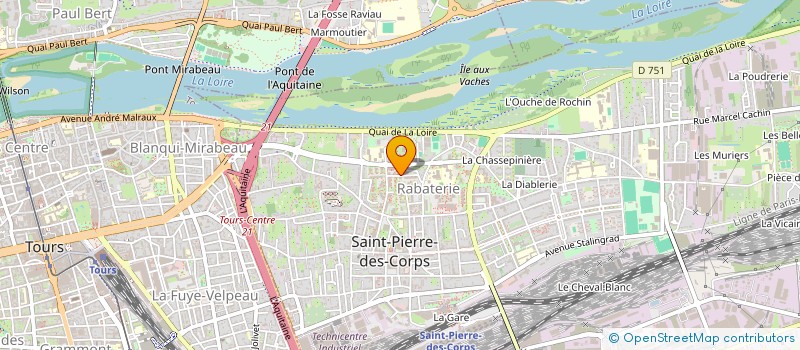 localisation de l'entreprise MONSIEUR DAWOUD BARYUN  SAINT-PIERRE-DES-CORPS