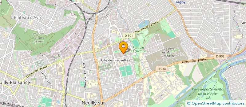 localisation de l'entreprise MONSIEUR DAWSON AUGUSTE  NEUILLY-SUR-MARNE