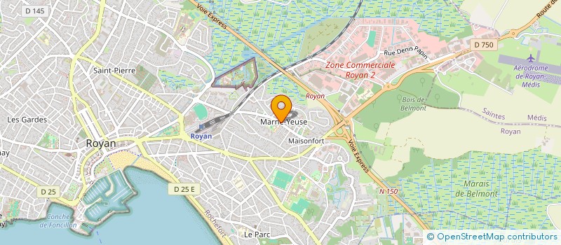 localisation de l'entreprise MONSIEUR DAWSON CASSAGRAND  ROYAN