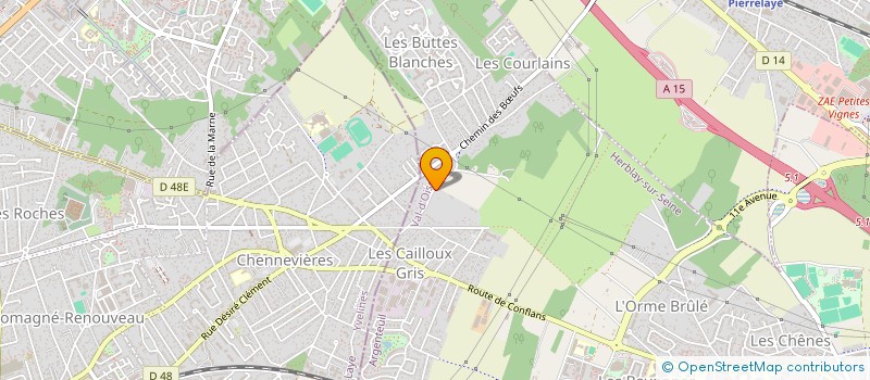 localisation de l'entreprise MONSIEUR DAWSON FALCK  HERBLAY-SUR-SEINE