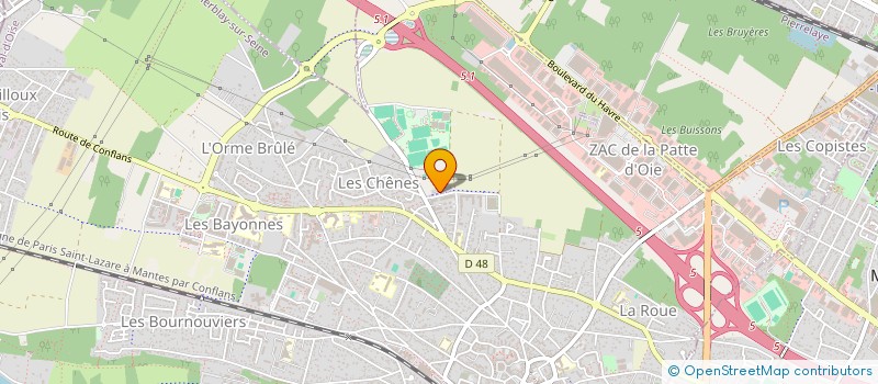 localisation de l'entreprise MONSIEUR DAWSON GANTIER  HERBLAY-SUR-SEINE