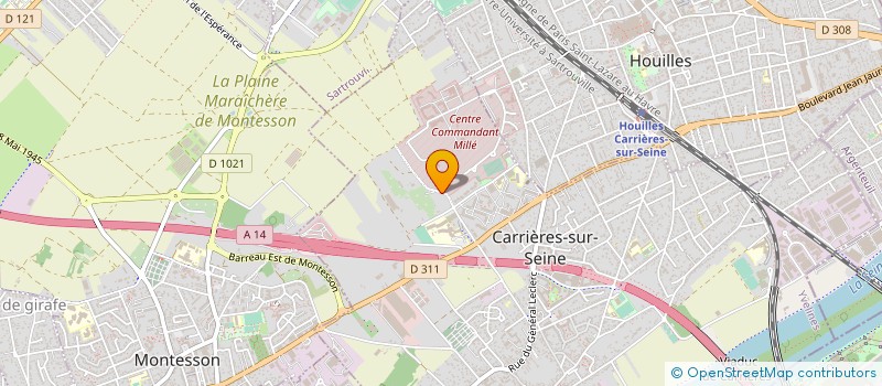 localisation de l'entreprise MONSIEUR DAWSON HUGUET  CARRIERES-SUR-SEINE