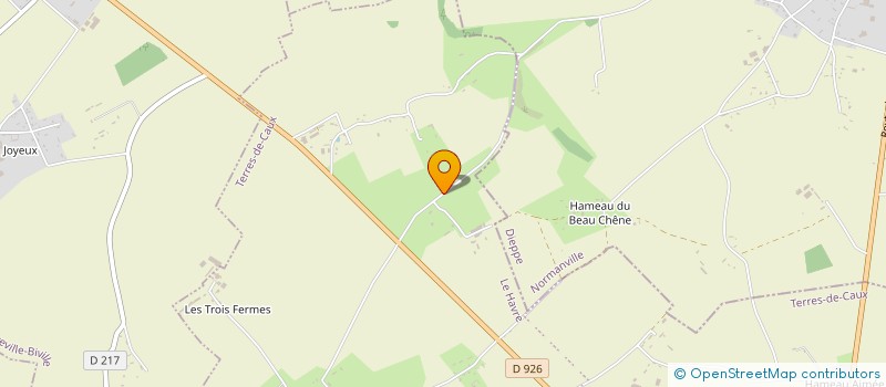 localisation de l'entreprise MONSIEUR DAWSON JEANMAIRE  TERRES-DE-CAUX