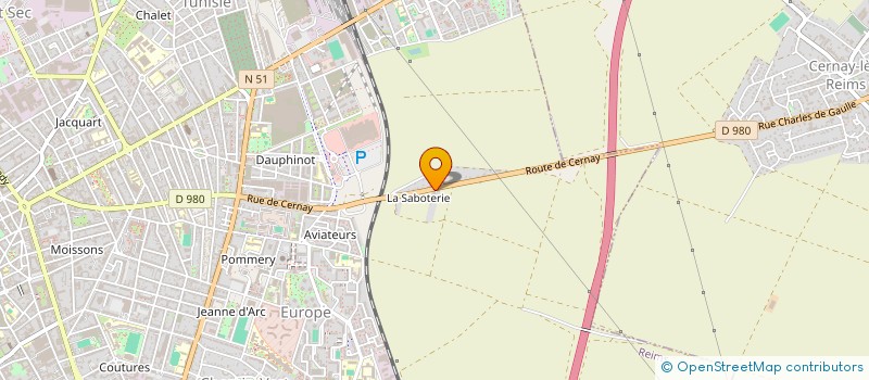 localisation de l'entreprise MONSIEUR DAWSON MASSIN  REIMS