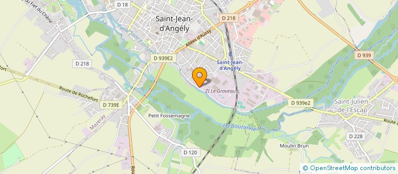 localisation de l'entreprise MONSIEUR DAWSON MOUCHE  SAINT-JEAN-D'ANGELY