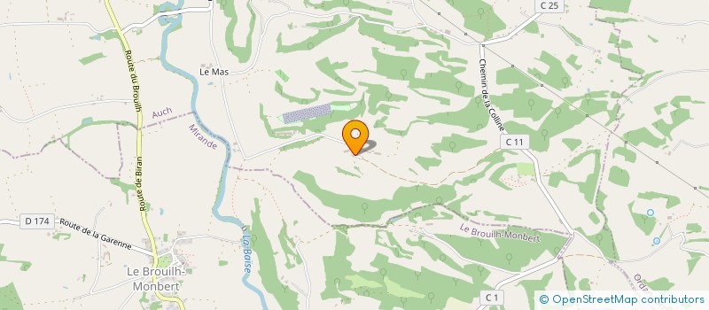 localisation de l'entreprise MONSIEUR DAWSON PINTE  BIRAN