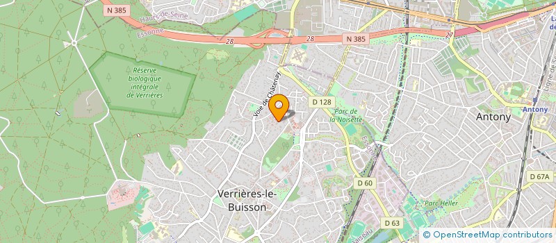 localisation de l'entreprise MONSIEUR DAWSON ROCHE à VERRIERES-LE-BUISSON