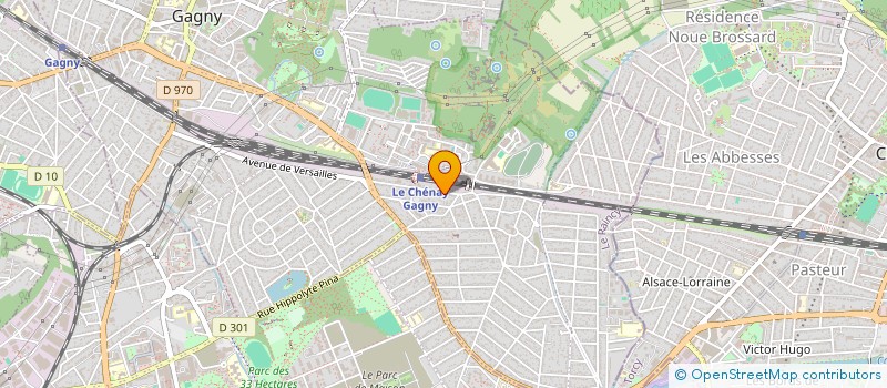 localisation de l'entreprise MONSIEUR DAWSON SAUSER  GAGNY