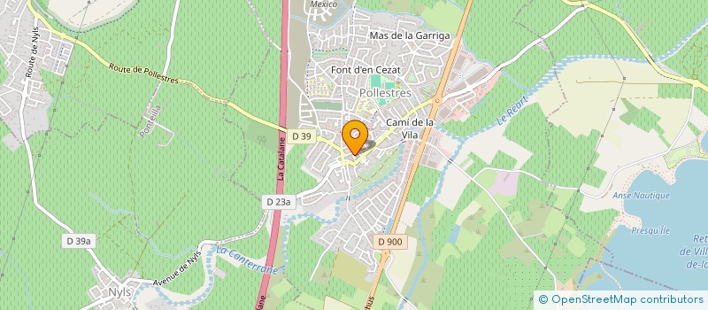 localisation de l'entreprise MONSIEUR DAWSON USSIA  POLLESTRES