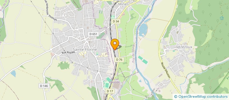 localisation de l'entreprise MONSIEUR DAWSTY MONTAGNE  BRASSAC-LES-MINES