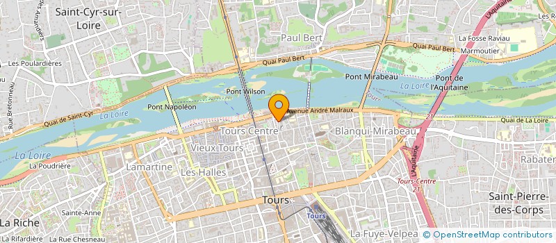 localisation de l'entreprise MONSIEUR DAX SMITH à TOURS