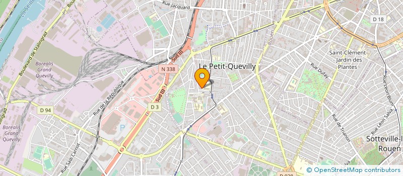 localisation de l'entreprise MONSIEUR DAYAZELL GHERRAS à LE PETIT-QUEVILLY