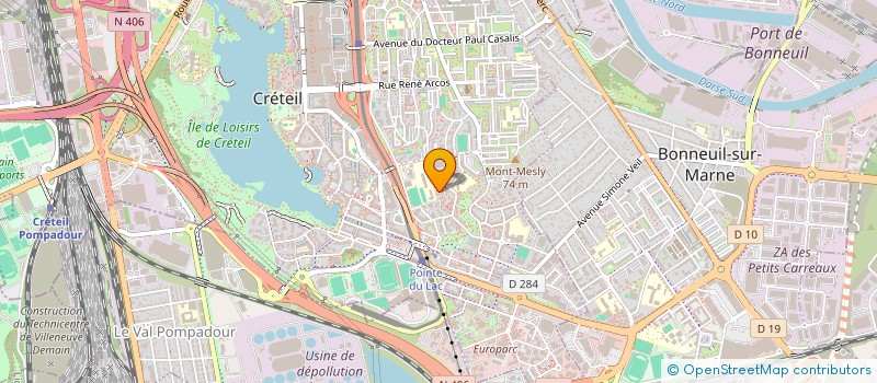 localisation de l'entreprise MONSIEUR DAYRON MOUTOUSSAMY  CRETEIL