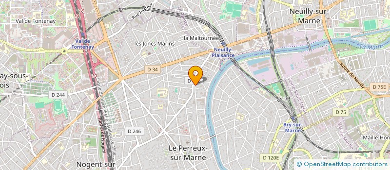 localisation de l'entreprise MONSIEUR DAYS HORNEC  LE PERREUX-SUR-MARNE