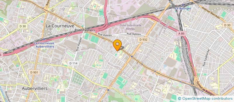 localisation de l'entreprise MONSIEUR DAZHONG ZHENG à LA COURNEUVE