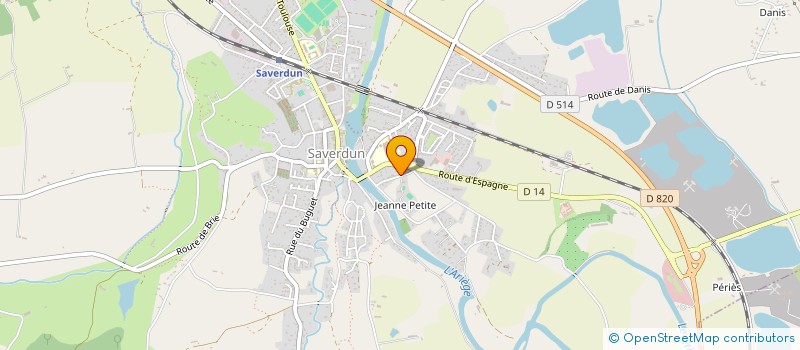localisation de l'entreprise MONSIEUR DAZMIR LOCHOSHVILI à SAVERDUN