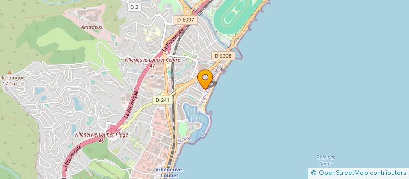 localisation de l'entreprise MONSIEUR DDIER DUPONT  VILLENEUVE-LOUBET