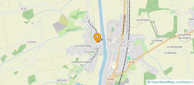 localisation de l'entreprise MONSIEUR DE AUGUSTO à DANGE-SAINT-ROMAIN