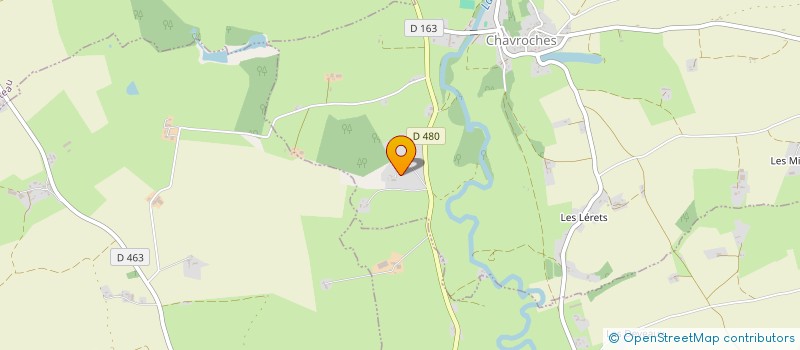 localisation de l'entreprise MONSIEUR DE DEVAUX  CHAVROCHES