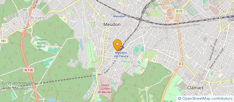 localisation de l'entreprise MONSIEUR DE DUCHASSAING à MEUDON