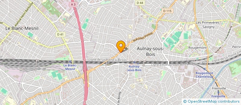 localisation de l'entreprise MONSIEUR DE FAGNER  AULNAY-SOUS-BOIS