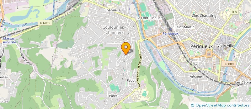 localisation de l'entreprise MONSIEUR DE FERREIRA  COULOUNIEIX CHAMIERS