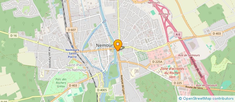 localisation de l'entreprise MONSIEUR DE FOUCHER à NEMOURS