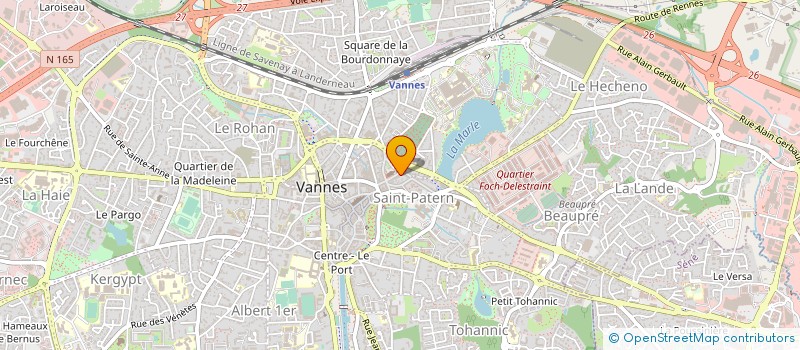 localisation de l'entreprise MONSIEUR DE FRANCHET à VANNES