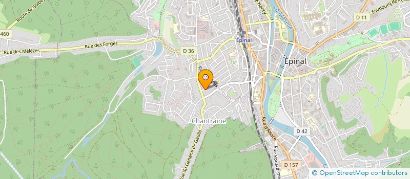 localisation de l'entreprise MONSIEUR DE GACIA  CHANTRAINE