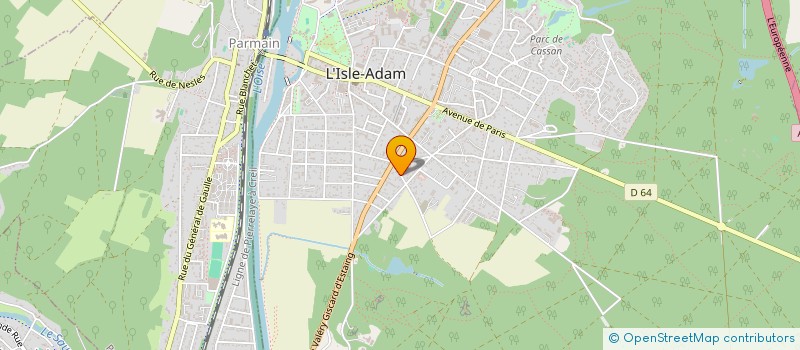 localisation de l'entreprise MONSIEUR DE GONCALVEZ à L'ISLE-ADAM