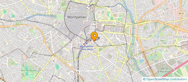 localisation de l'entreprise MONSIEUR DE MAFFRE à MONTPELLIER