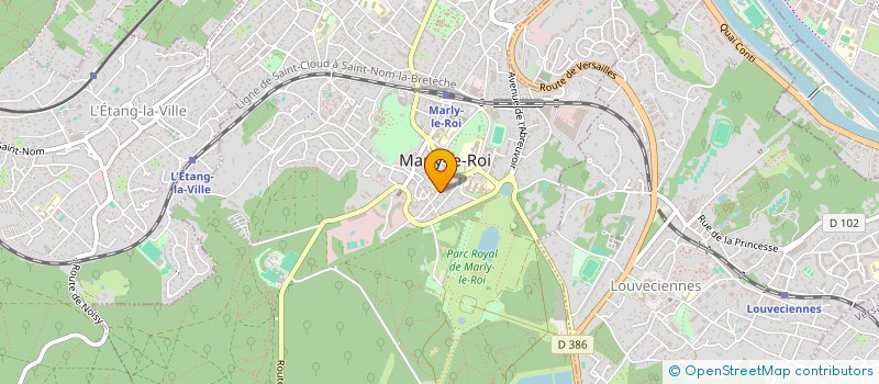 localisation de l'entreprise MONSIEUR DE MARCILLAUD  MARLY-LE-ROI