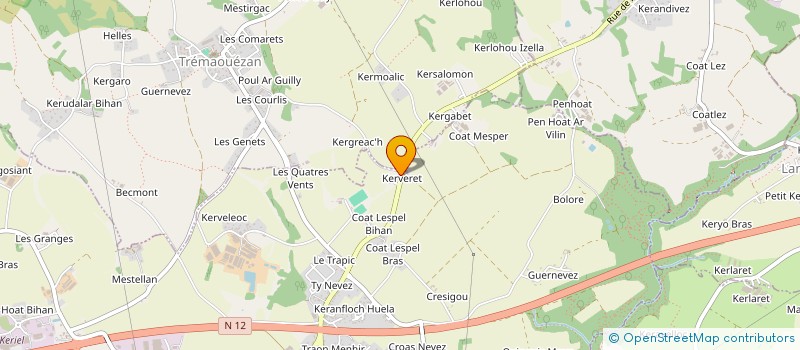 localisation de l'entreprise MONSIEUR DE SIMON  PLOUEDERN