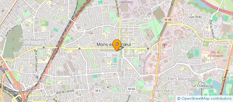 localisation de l'entreprise MONSIEUR DEALAN CHEVREAU à MONS-EN-BARŒUL