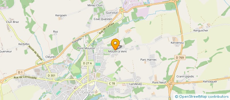 localisation de l'entreprise MONSIEUR DEAN HUMBY à GOURIN