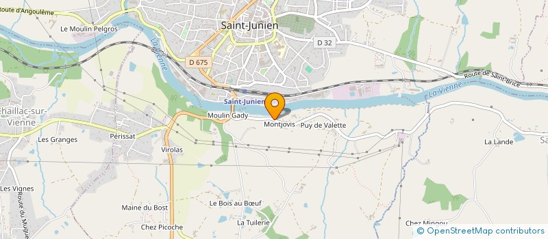 localisation de l'entreprise MONSIEUR DEAN SMITH à SAINT-JUNIEN